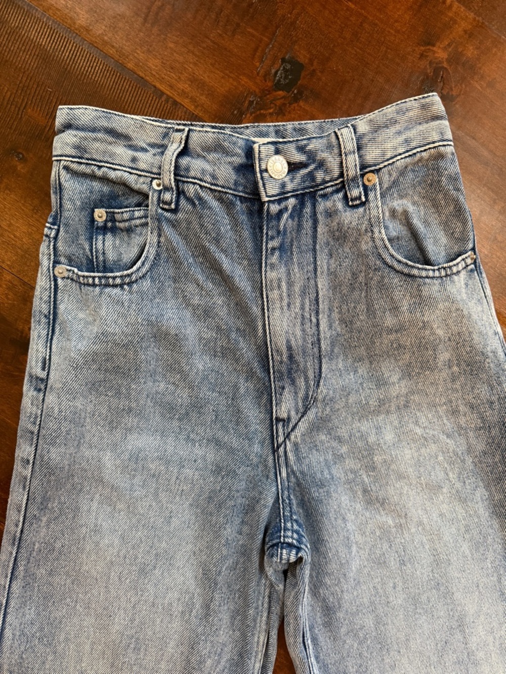 Isabel Marant Etoile High Rise Wide Leg Lyocell Jeans - Picture 4 of 8